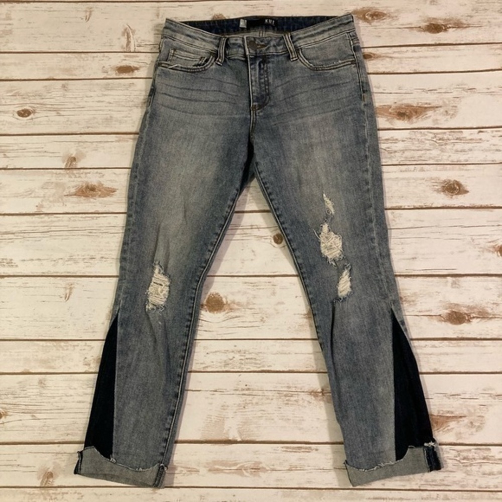 KUT From The Kloth Reese Ankle Straight Leg Jeans